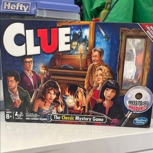 Hasbro Gaming Clue Classic Mystery Game, a board game for 2 to 6 players